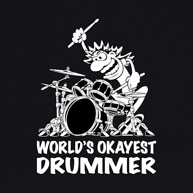 World's Okayest Drummer Cartoon by hobrath